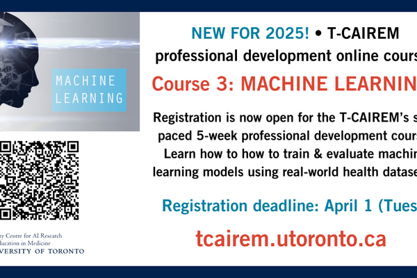 Machine Learning event notice