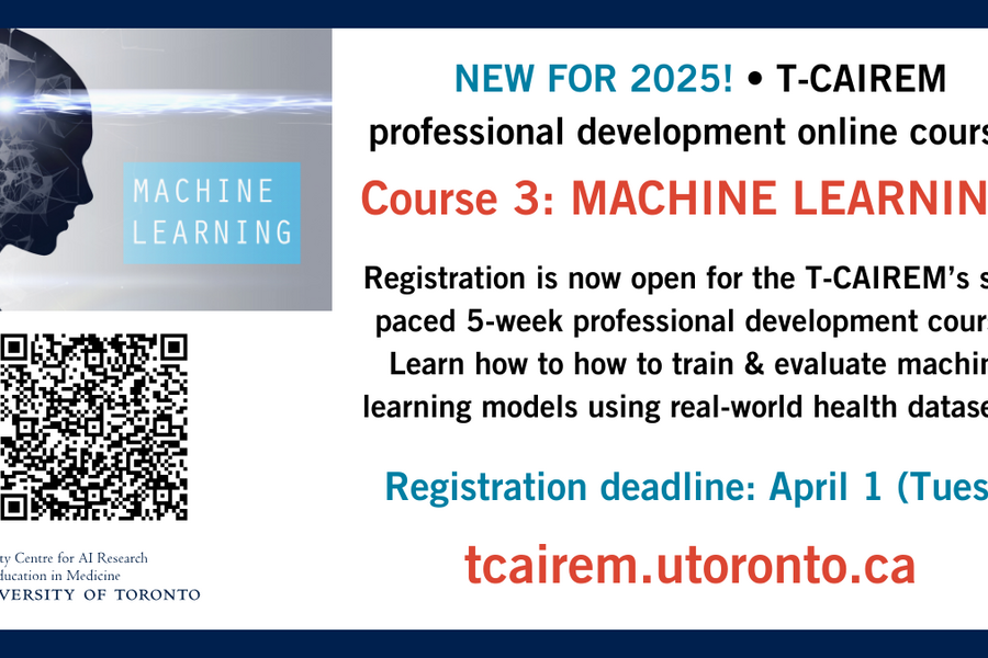 Machine Learning event notice