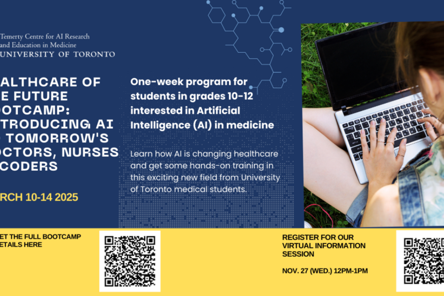 Bootcamp info session with working QR codes