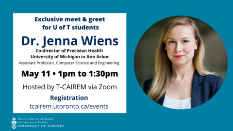 Jenna Wiens student meet and greet