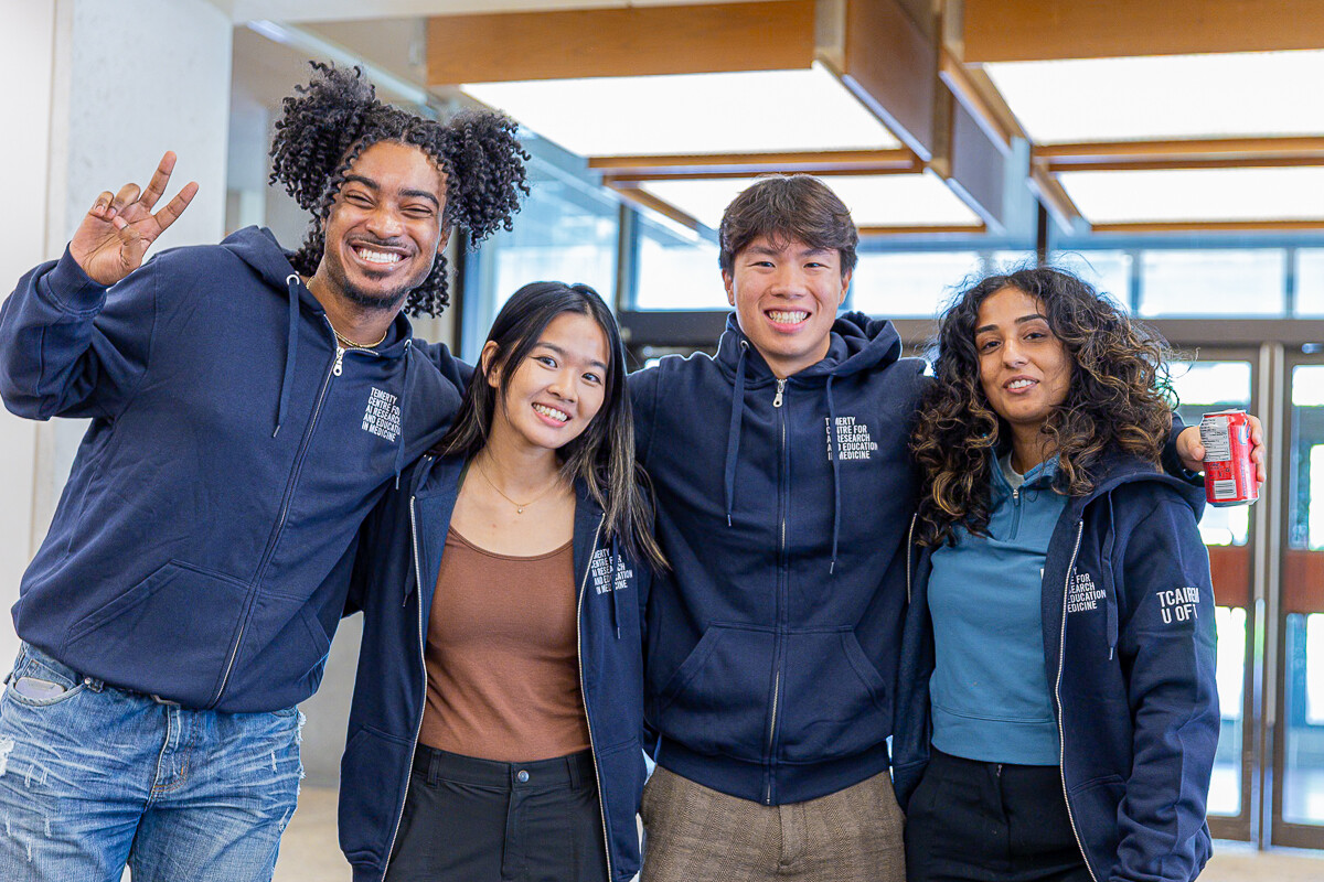 Students at mini-conference