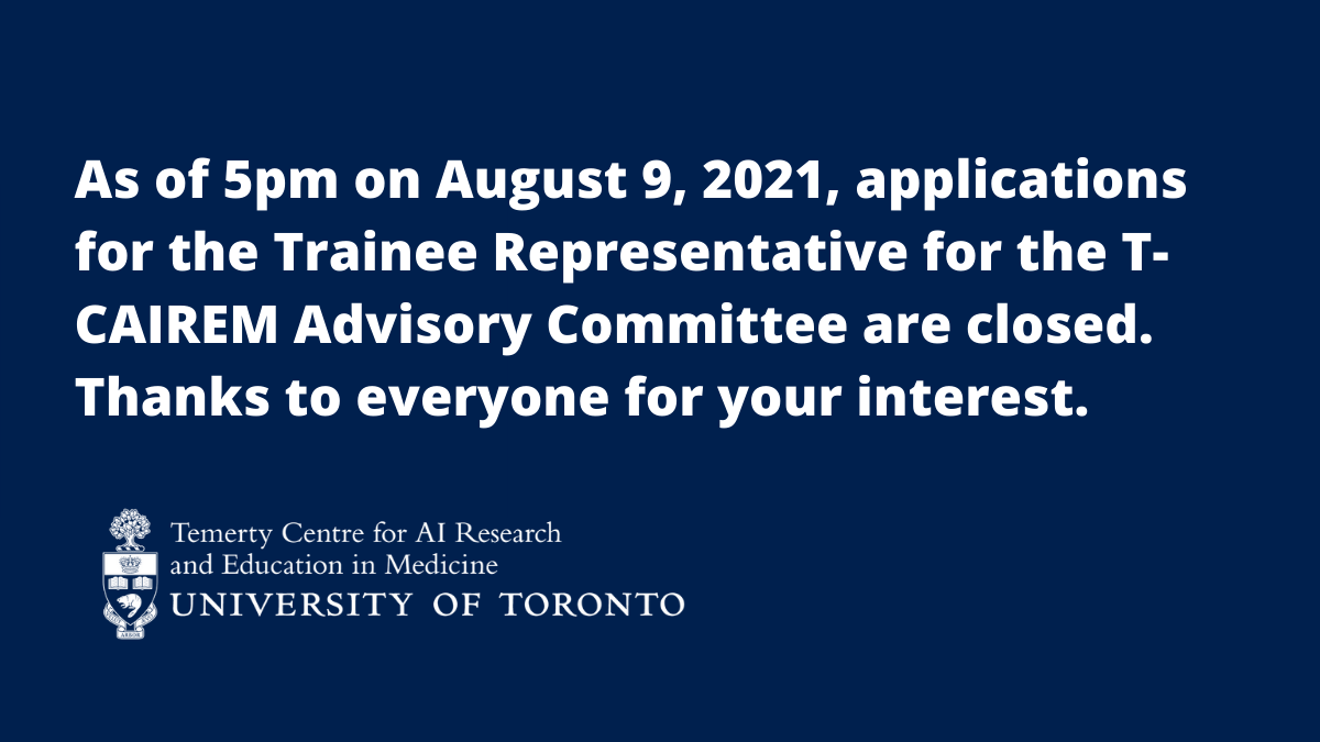 As of August 9, applications are closed.